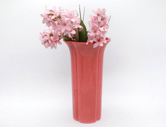 Vintage Blumenvase KYOEI JAPAN 70er Vase Koralle Rosa Rot Pastell Boho Japandi Scandi Wabisabi 80er 1980er Mid CenturyArt Deco Revival - 2nd home