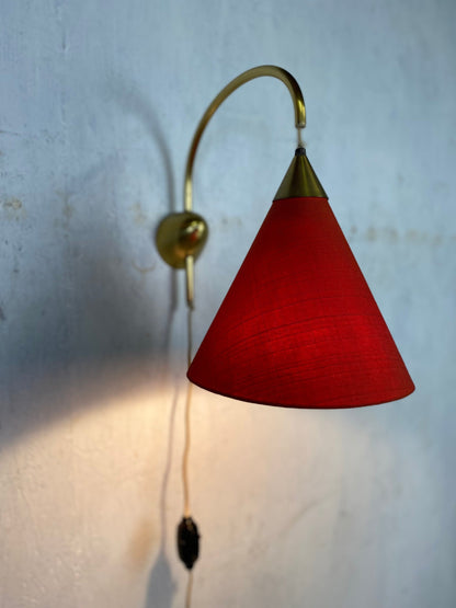 Dekorative Wandlampe aus den 50er Jahren Vintage