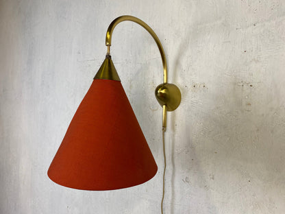 Dekorative Wandlampe aus den 50er Jahren Vintage