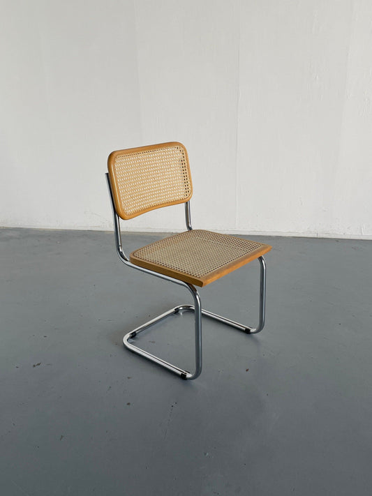 Cesca Mid Century Italian Cantilever Chair / Marcel Breuer B32 Italian Chair / Bauhaus Design / Made in Italy Vintage