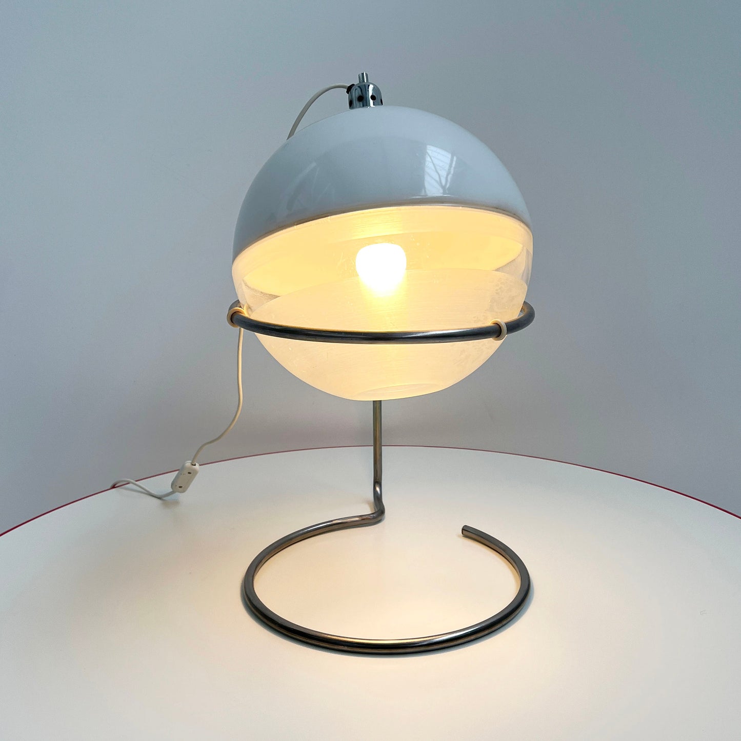 Focus table lamp by Fabio Lenci for Guzzini, 1970s vintage