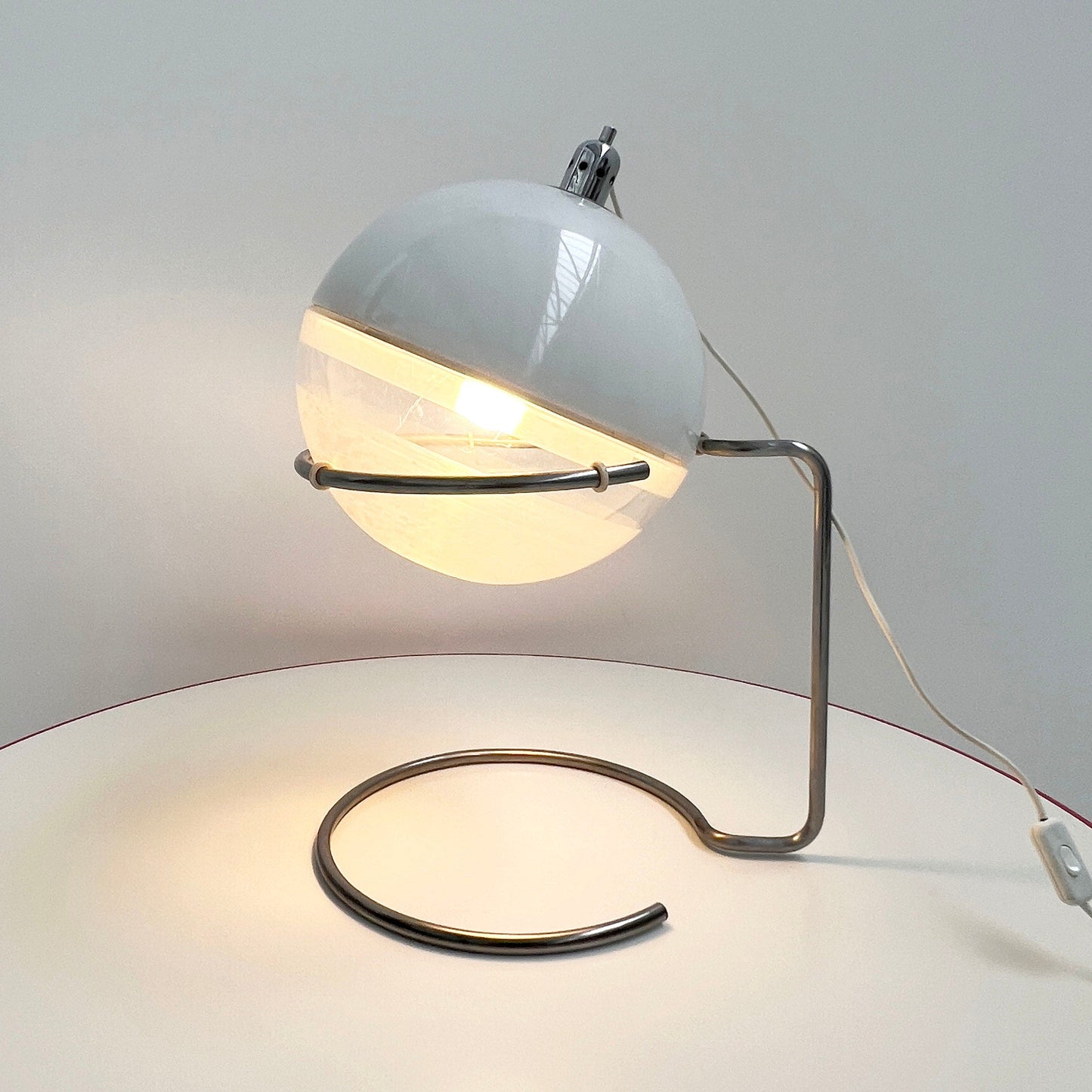 Focus Tischlampe von Fabio Lenci für Guzzini, 1970er Vintage