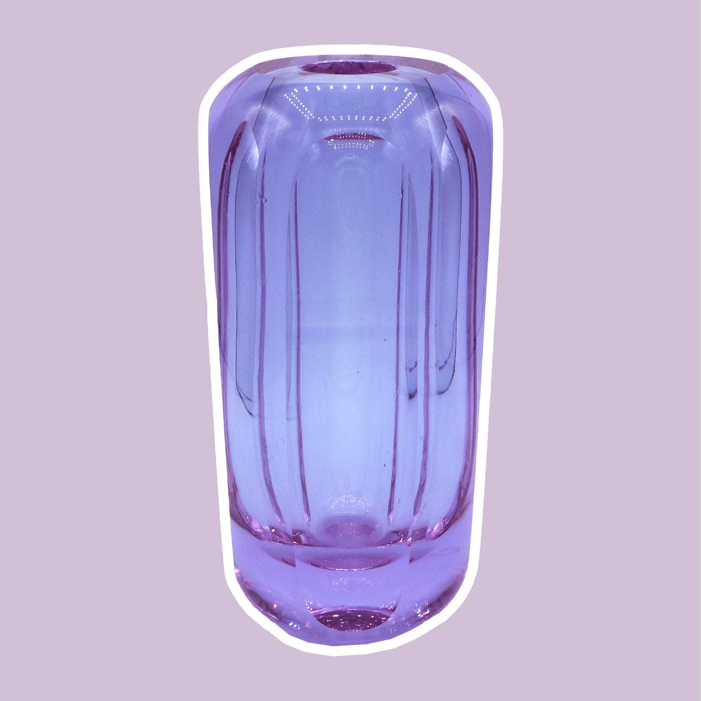 Vintage vase Vaclav Hanus for Jablonecke sklarny Bohemia Czech Alexandrite glass Neodymium Zelezny Brod ZBS Železnobrodské sklárny Moser Hoffmann