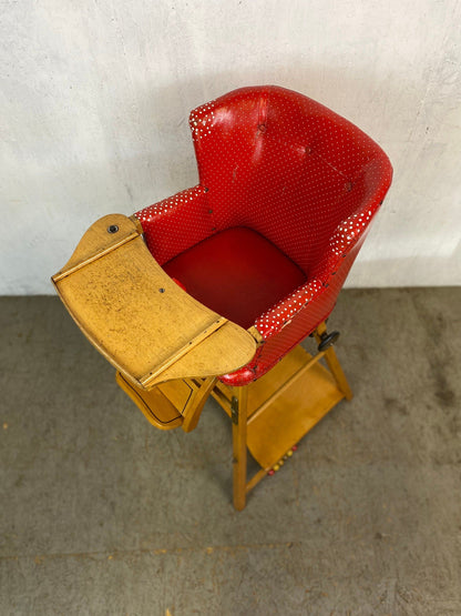 Practical mid-century children's chair from Erbacher Vintage