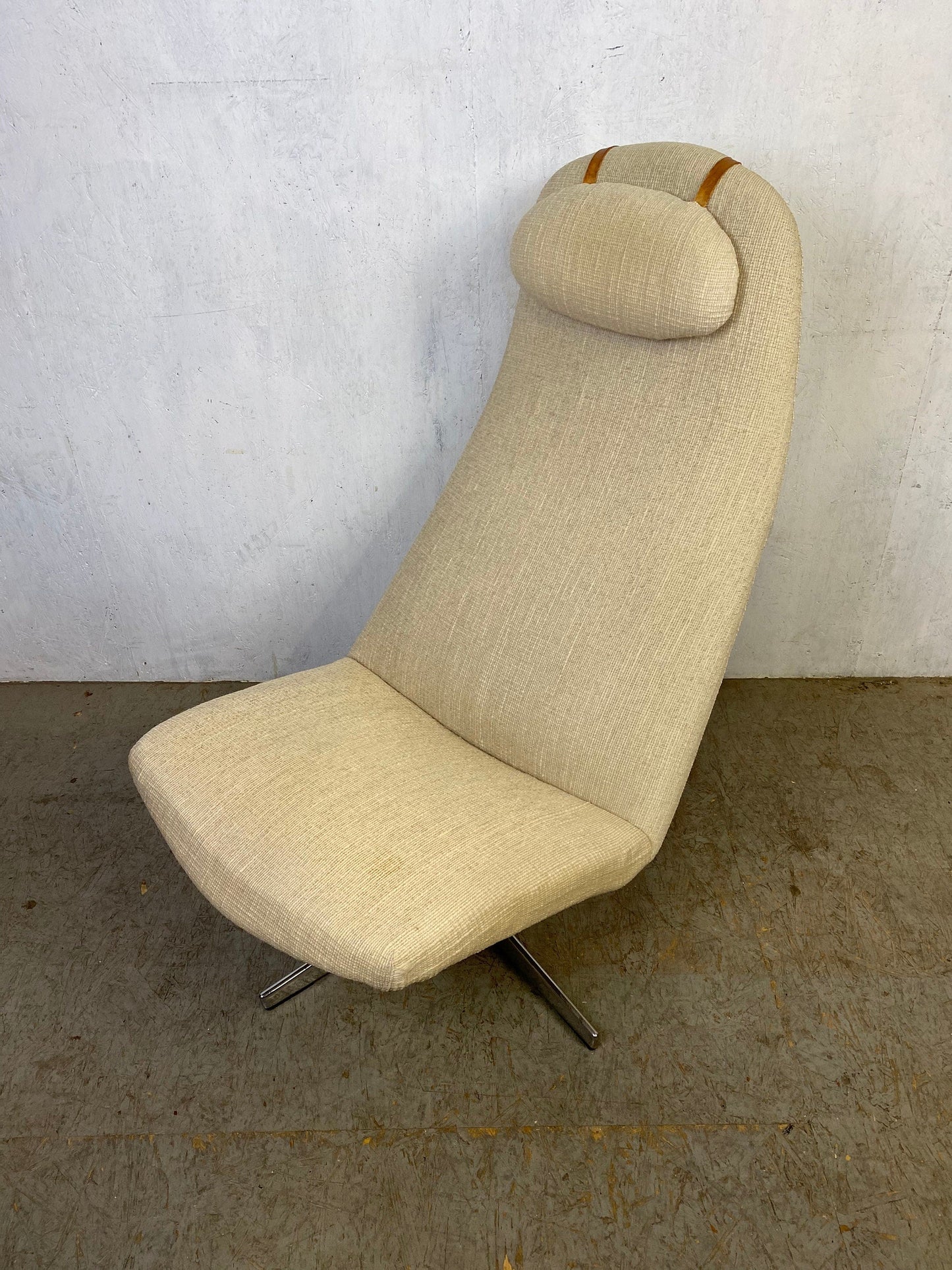 Fauteuil Dux Contourett Roto design Alf Svensson Vintage