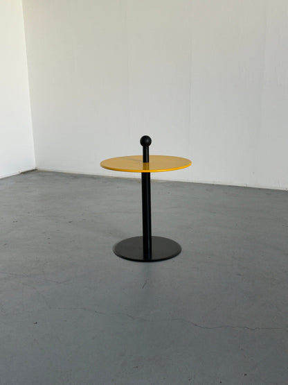 Table d'Appoint Postmoderne Vintage Jaune d'Ikea, Suède 1980