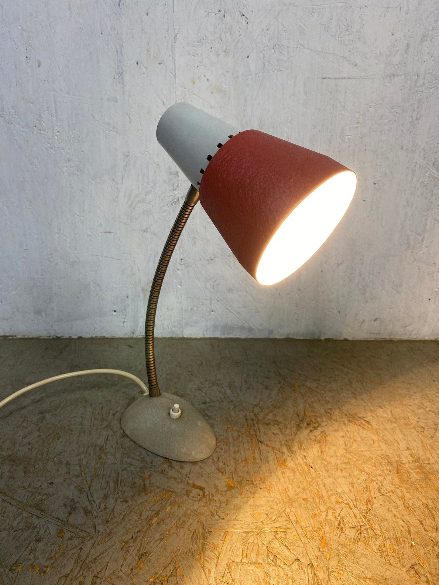 Lampe de bureau chic des années 50 vintage