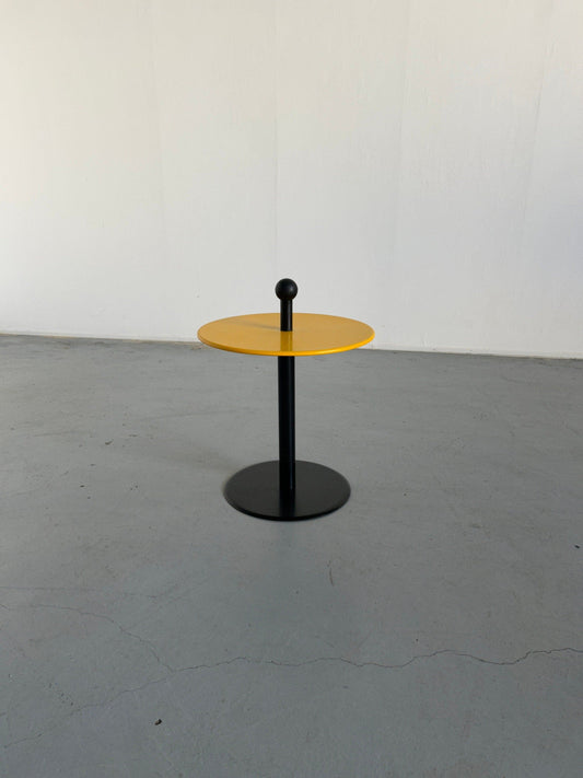 Vintage Yellow Postmodern Side Table from Ikea, 1980s Sweden