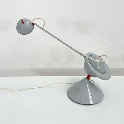 Lampe de table style Memphis avec contrepoids, vintage années 1980