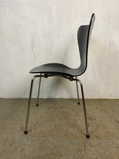 Original Fritz Hansen Stuhl 3107 Design Arne Jacobsen Vintage