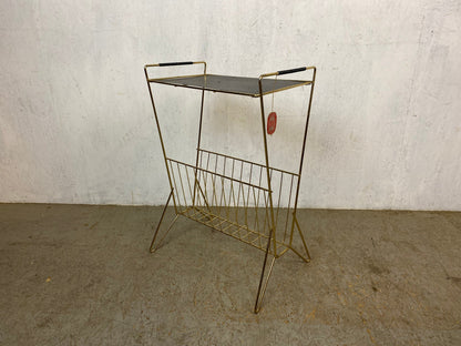 Tabouret fleuri vintage de style RDA