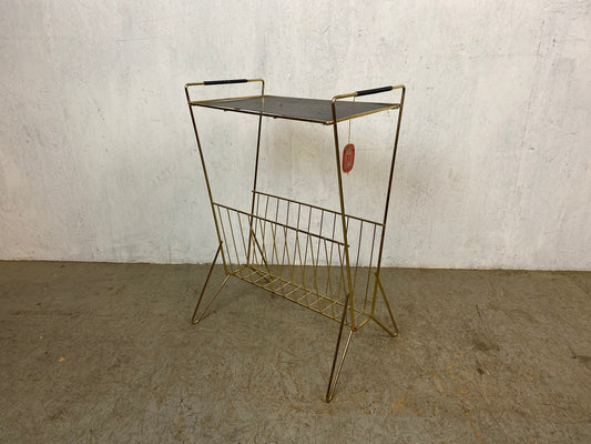 Tabouret fleuri vintage de style RDA