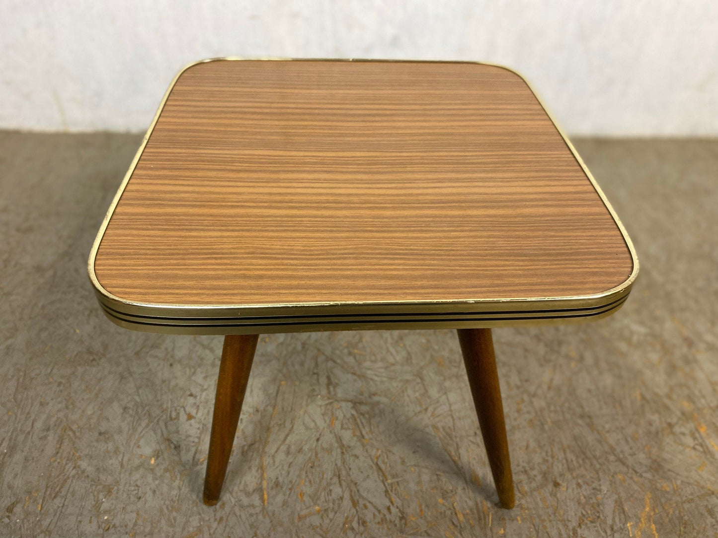 Table basse danoise du milieu du siècle en teck vintage