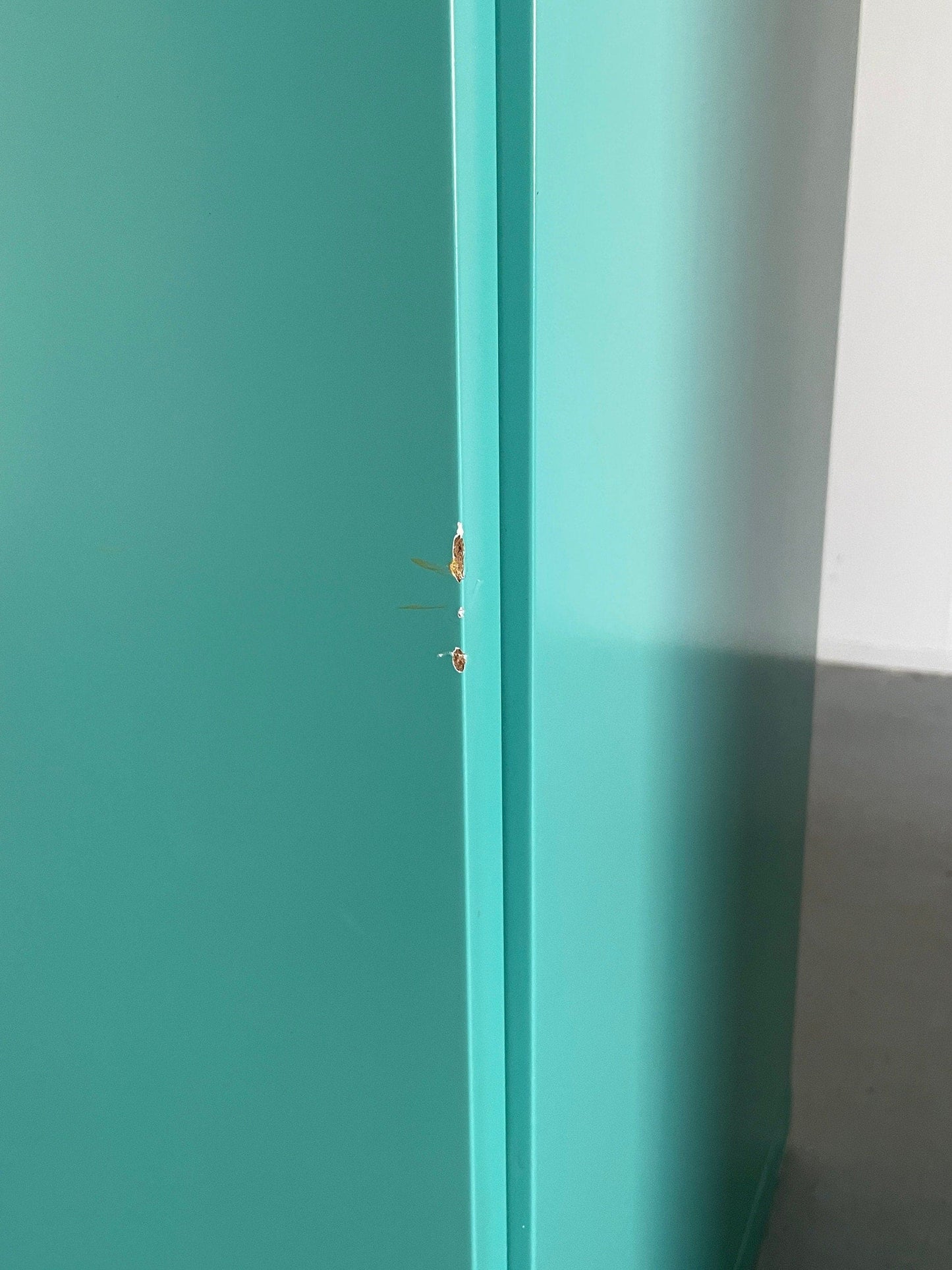 Set of 2 Postmodern Memphis Style Mint Green Bar Cabinets by KAPO Möbelwerkstätten, 1980s Austria Vintage