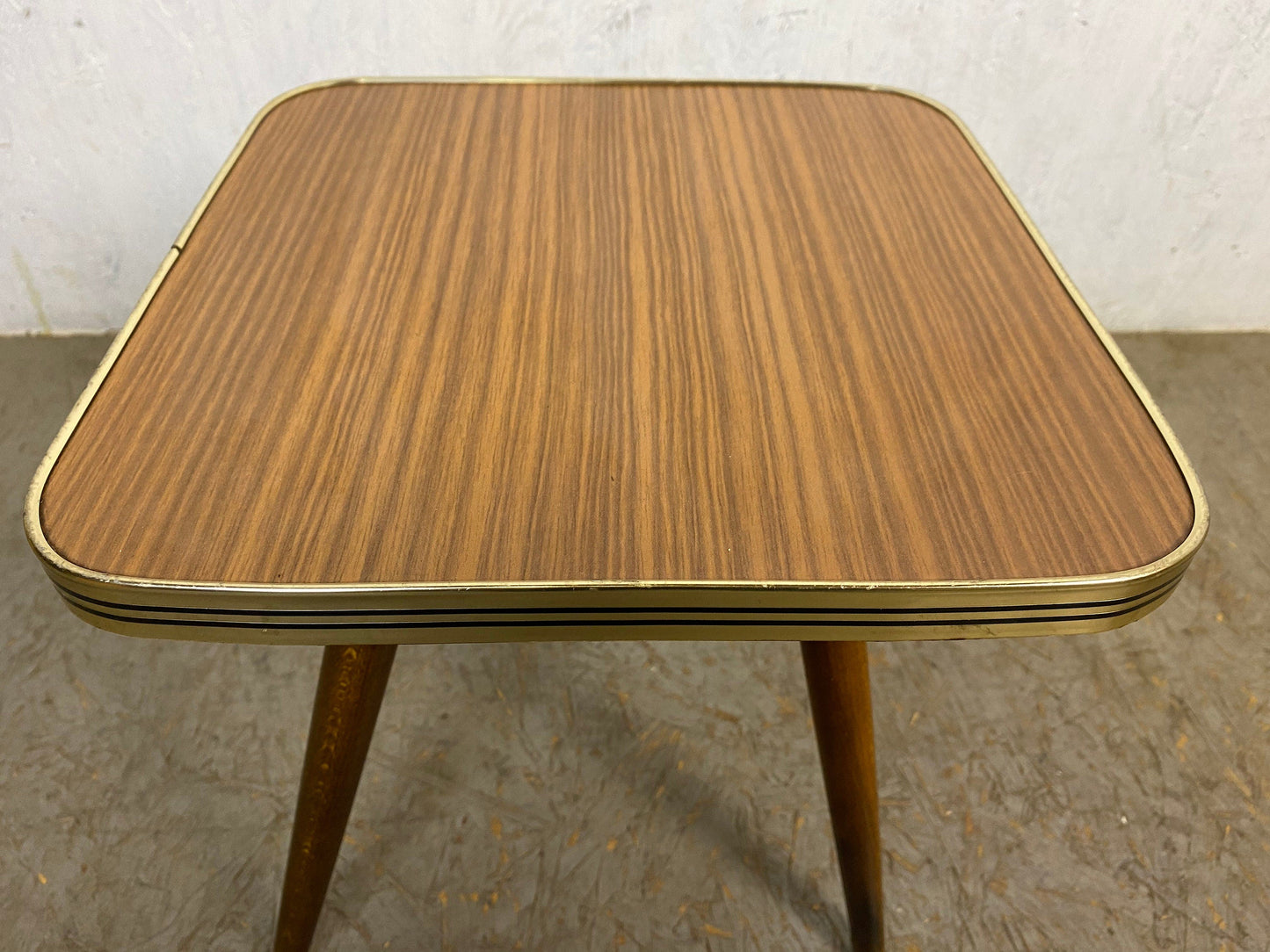 Table basse danoise du milieu du siècle en teck vintage