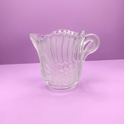 vintage Walther Glass Carafe Art Déco Revival Swan 80s 1980 Juice Water Glass Jug Jug Jug