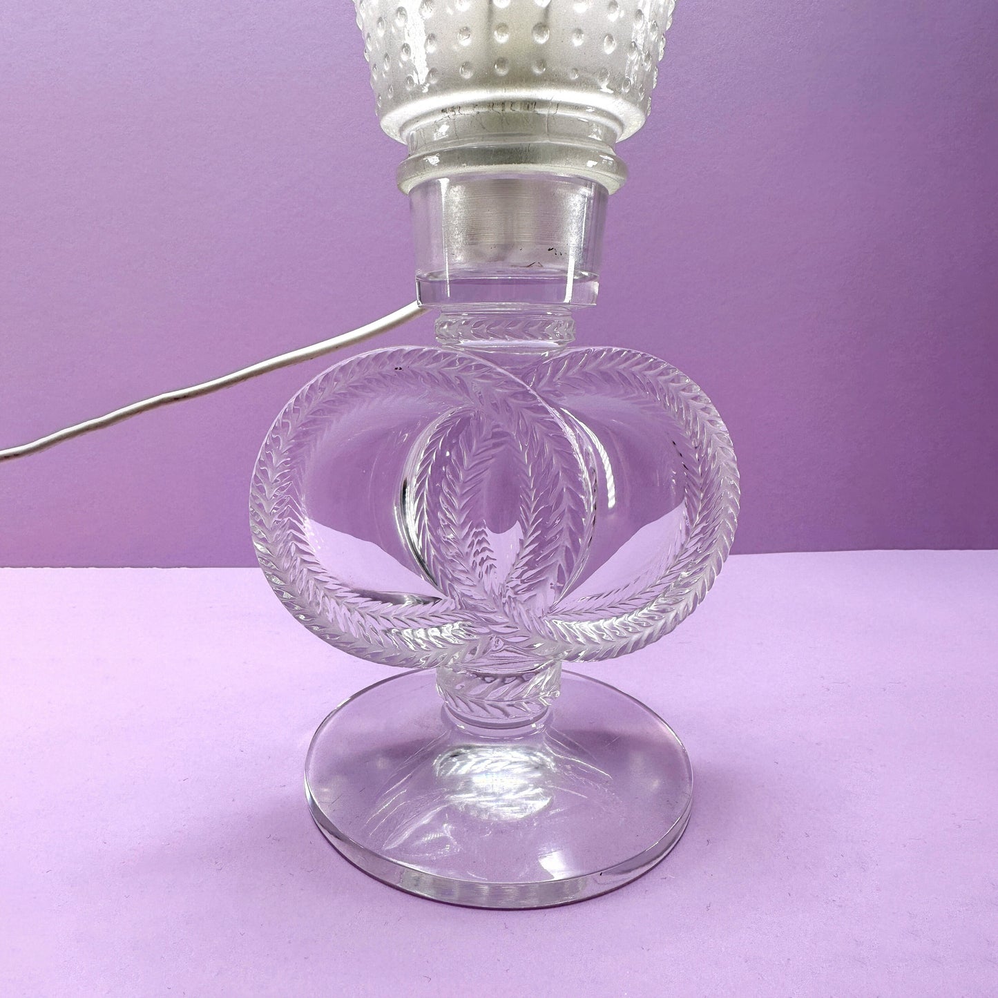 Lampe de table Murano VERRE Swirl Barovier et Toso Venini Vignelli Vistosi Peill Putzler années 60 1960 années 70 Lattimo Filigrana vintage