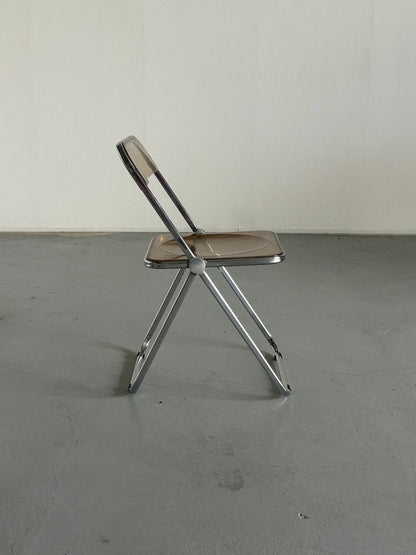 Plia folding chair by Giancarlo Piretti for Castelli / Italian Space Age / 1960s Vintage