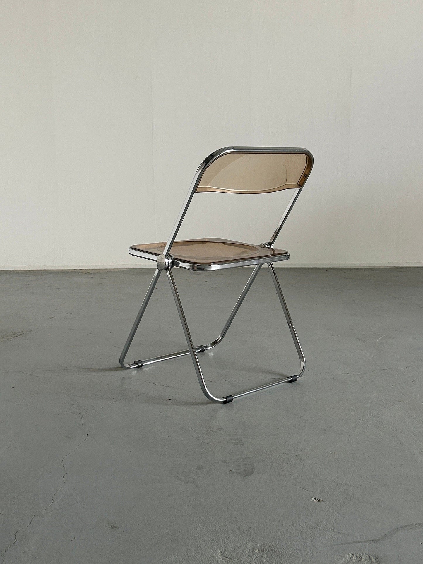 Plia folding chair by Giancarlo Piretti for Castelli / Italian Space Age / 1960s Vintage