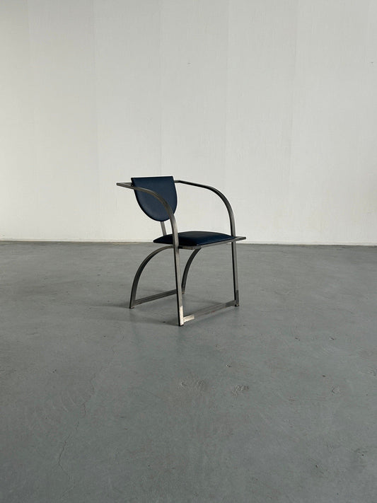 Memphis Design Postmodern Geometric 'Cosinus' Chair by Karl Friedrich Förster for KFF, 1980s Germany, Industrial Design Vintage