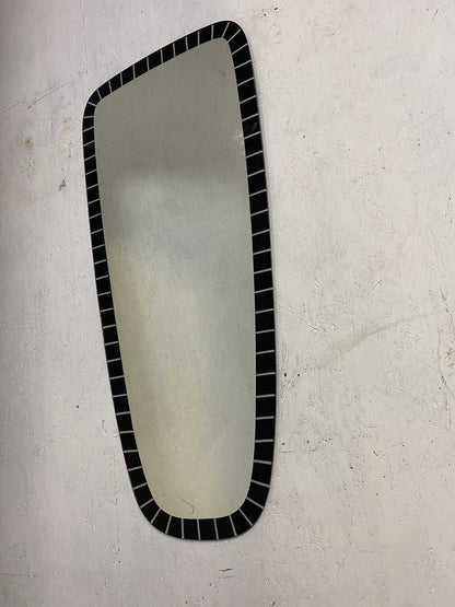 Wonderful kidney-shaped mid-century mirror vintage