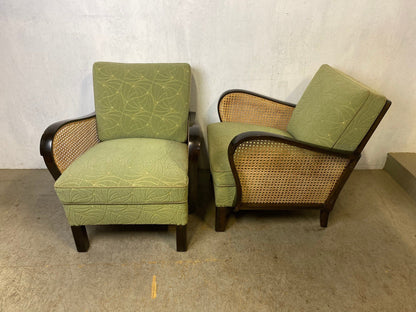 Two beautiful 50s armchairs in absolutely top condition Vintage