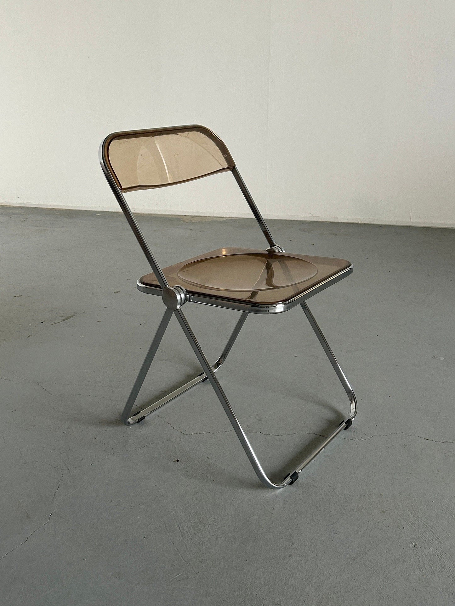 Plia folding chair by Giancarlo Piretti for Castelli / Italian Space Age / 1960s Vintage