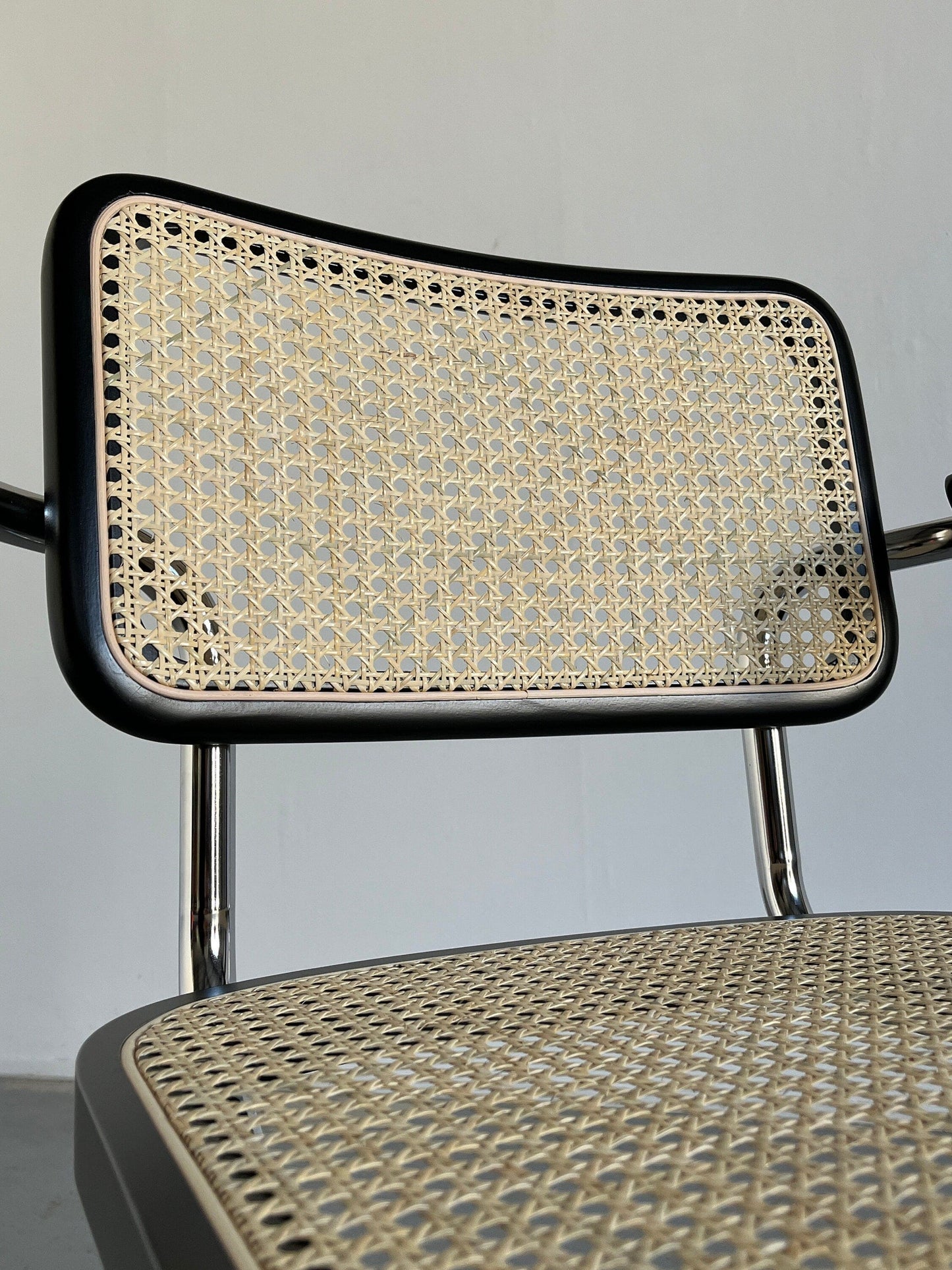 1 of 8 Cesca Mid Century Cantilever Chair / Marcel Breuer B64 Design Chairs / Bauhaus Design / Early 2000s, Italy Vintage