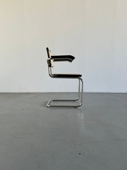 1 of 8 Cesca Mid Century Cantilever Chair / Marcel Breuer B64 Design Chairs / Bauhaus Design / Early 2000s, Italy Vintage