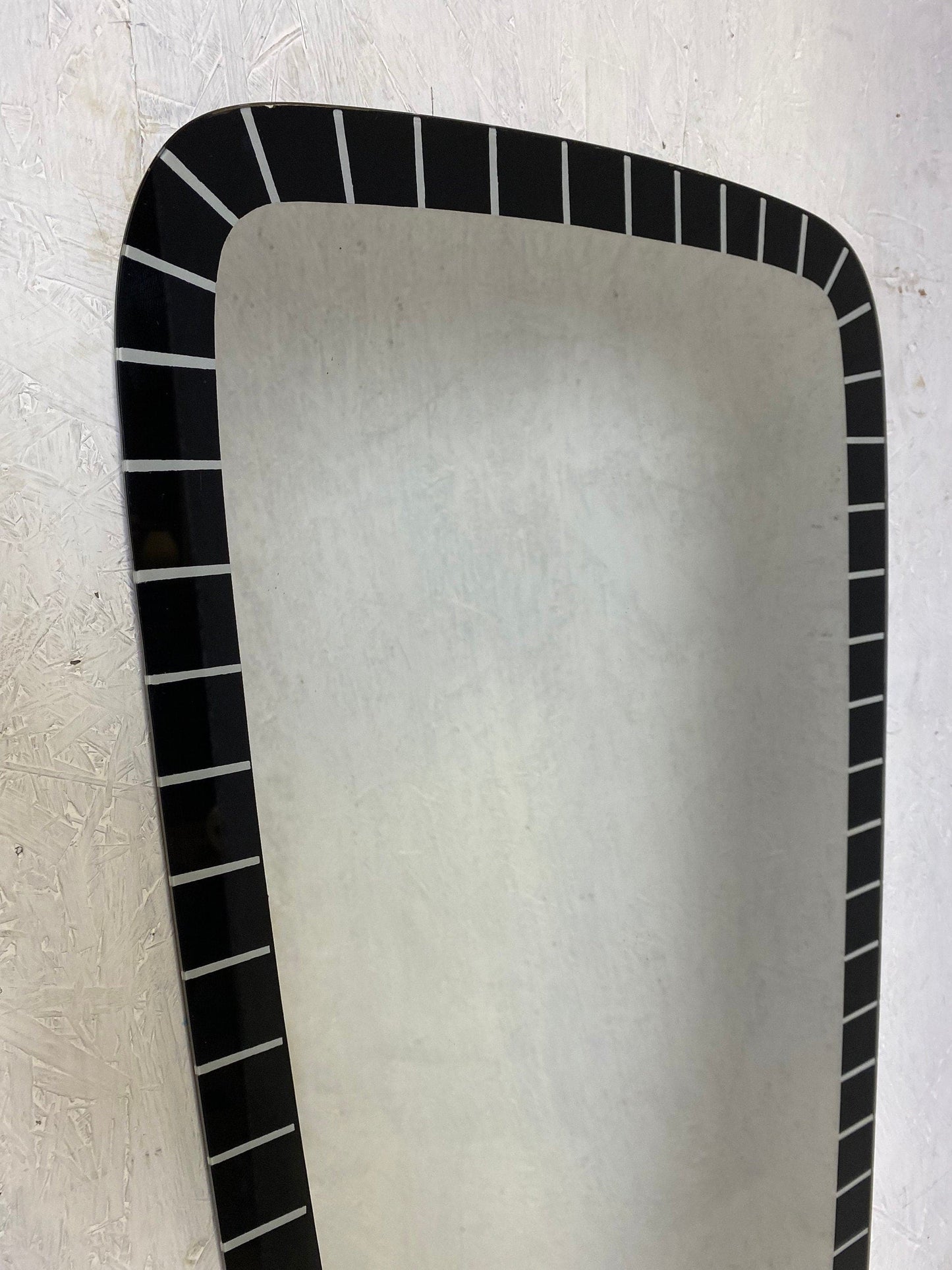 Wonderful kidney-shaped mid-century mirror vintage