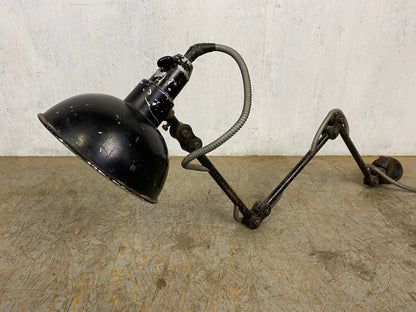 Original Werkstattlampe im Industrial Design Vintage