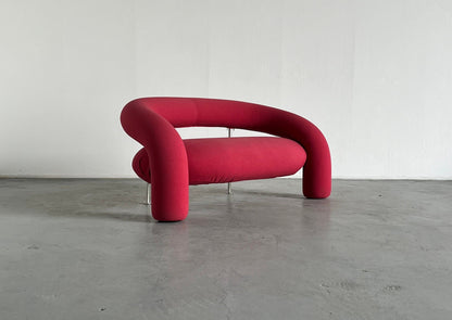 Sculptural cane sofa by Anna and Carlo Bartoli for Rossi di Albizzate, Italy, 1990s vintage