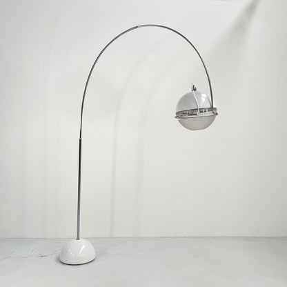 Lampadaire Focus Arc de Fabio Lenci pour Guzzini, vintage 1970