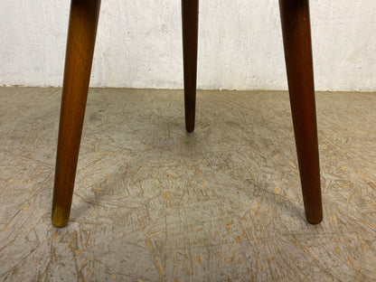 Triangular flower stool in oak decor vintage