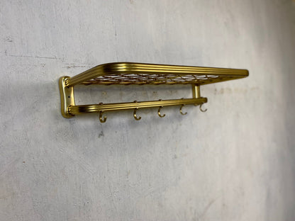 Classic Mud Century Coat Rack in Brass Vintage