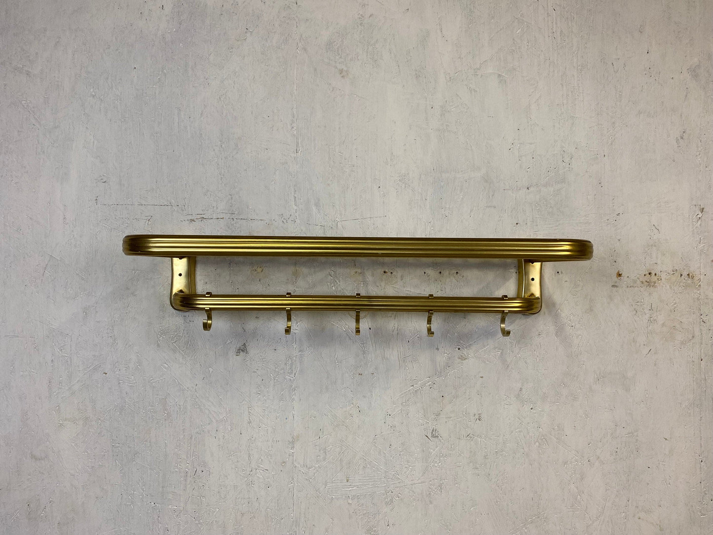 Classic Mud Century Coat Rack in Brass Vintage