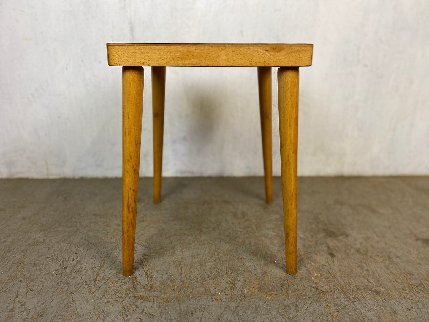 Timelessly beautiful stool with typical 50s Resopal Vintage