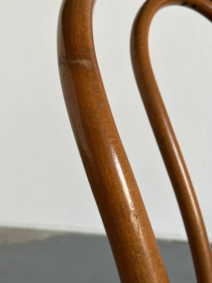 Thonet Vintage Bois Courbé No. Chaise de bistrot de style 18, années 1950 / chaise de salle à manger de café vintage