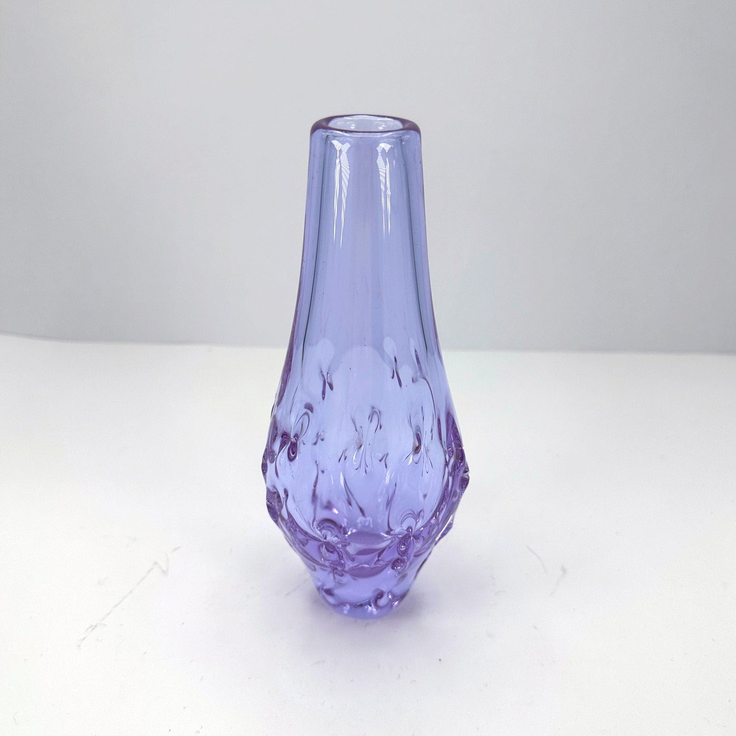 Mid Century Alexandrite Vase Miroslav Klinger ZBS Bohemia Czech Glass Neodymium Zelezny Brod Železnobrodské sklárny