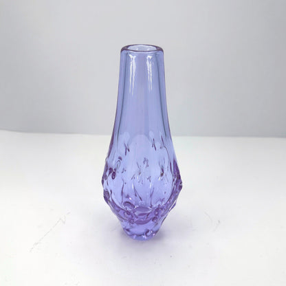 Vase Alexandrite du milieu du siècle Miroslav Klinger ZBS Bohême Verre tchèque Néodyme Zelezny Brod Železnobrodské sklárny