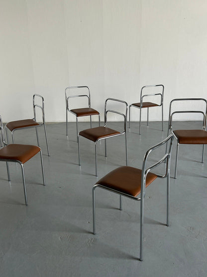 Chaises de salle à manger design Bauhaus années 1980 vintage