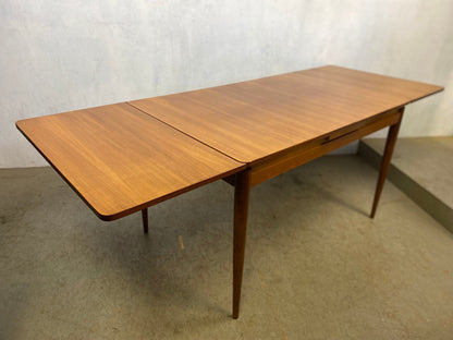 Extendable teak dining table in minimalist design Vintage