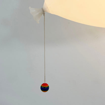 Large balloon wall or ceiling lamp by Yves Christin for Bilumen, 1980s vintage