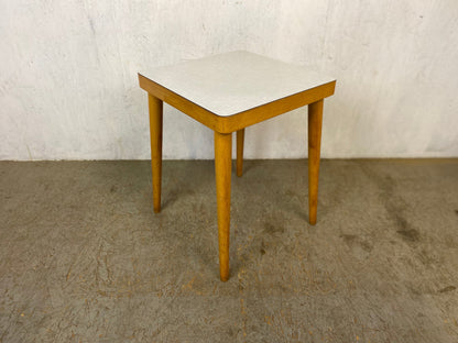 Timelessly beautiful stool with typical 50s Resopal Vintage