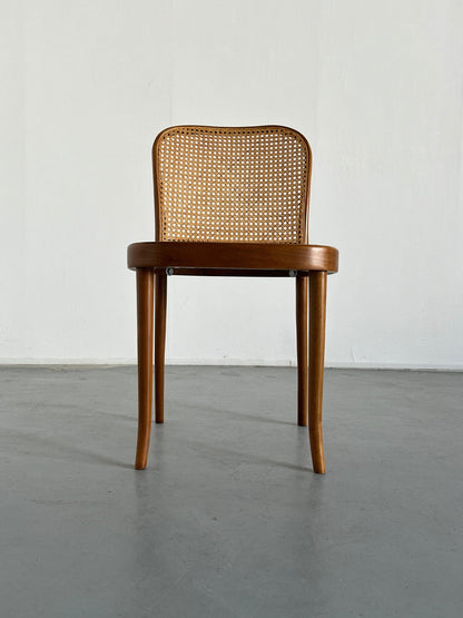 Thonet Bentwood No.811 mid-century chair designed by Josef Hoffman, 1970s vintage