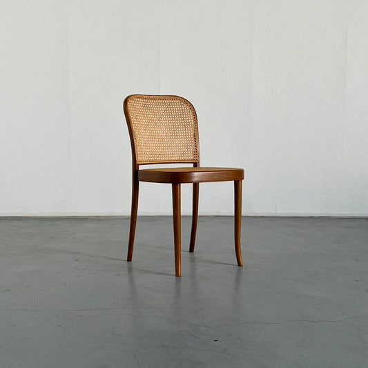 Chaise Thonet Bentwood No.811 du milieu du siècle conçue par Josef Hoffman, vintage des années 1970