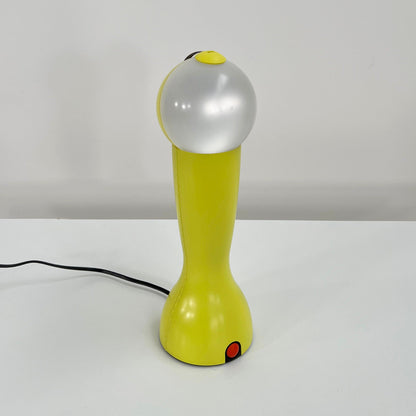 Lampe de table Gilda jaune par Silvia Capponi pour Artemide, vintage 1990