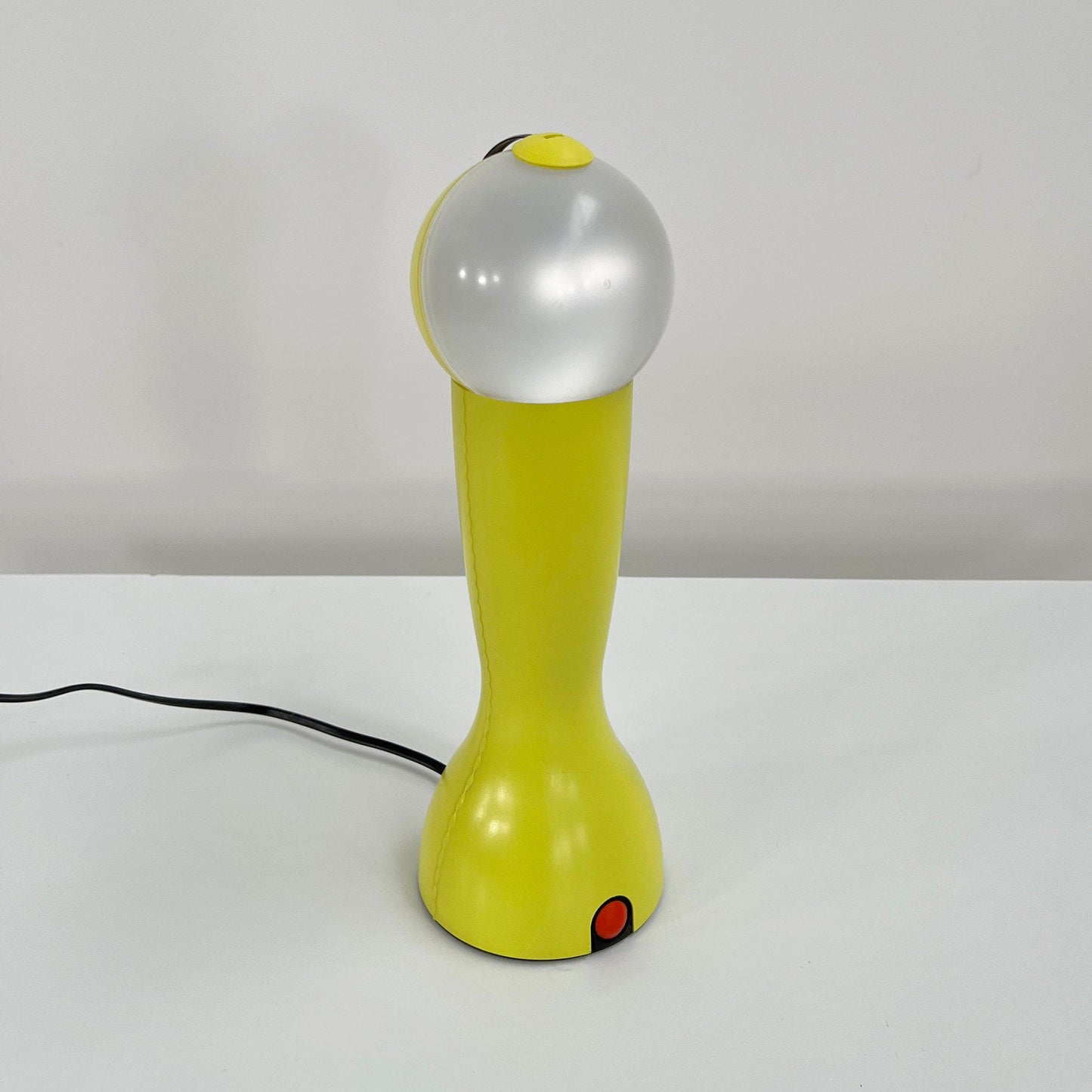 Yellow Gilda table lamp by Silvia Capponi for Artemide, 1990s vintage