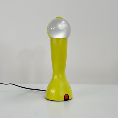 Yellow Gilda table lamp by Silvia Capponi for Artemide, 1990s vintage