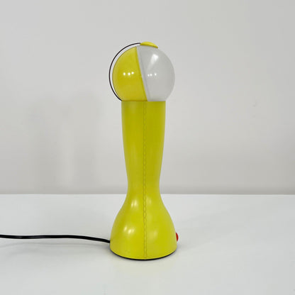 Yellow Gilda table lamp by Silvia Capponi for Artemide, 1990s vintage